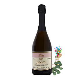Personalised 18th Birthday Prosecco Bottle