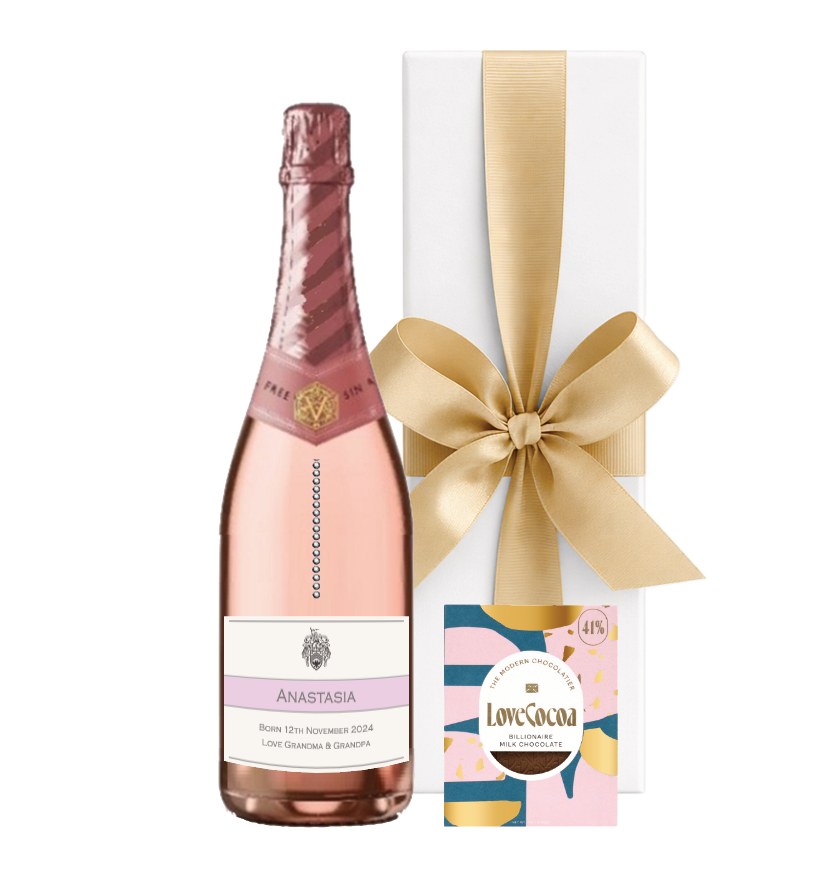 The Sparkling Rosé Non-Alcoholic New Baby Gift