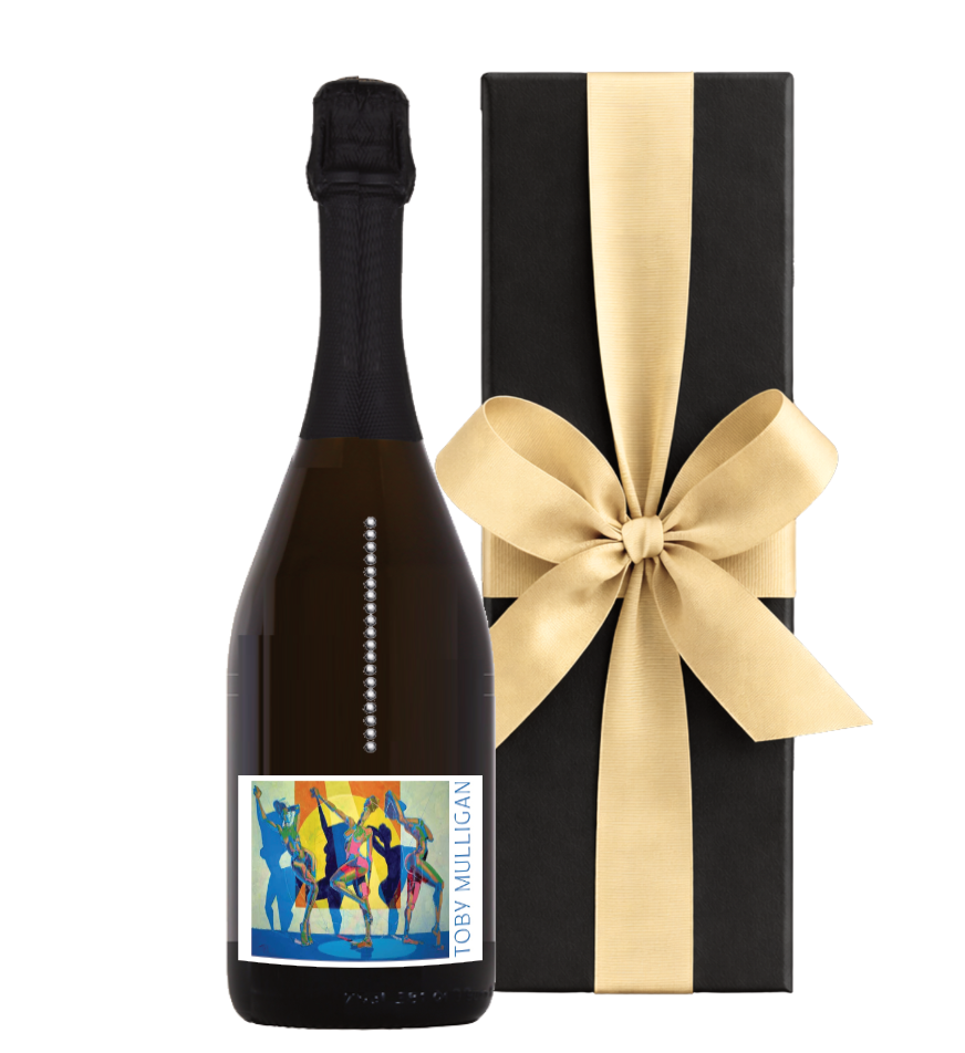 Personalised Prosecco with Crystal Gems, Black Box