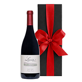 Pisoni Lucia Estate Cuvee Pinot Noir wine gift in black box