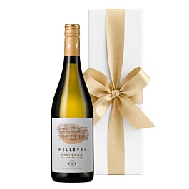 Gavi del Comune di Gavi Mille951 white wine in a white gift box