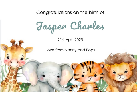 Safari Animals New Baby