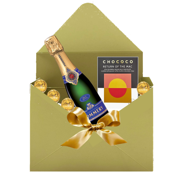 Personalised Mini Champagne & Chocolate Letterbox