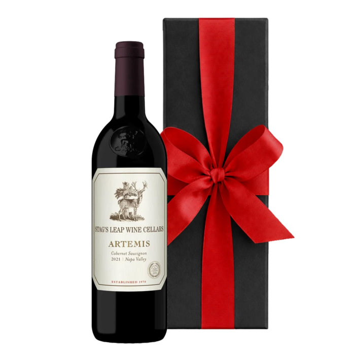 Stag's Leap ARTEMIS Cabernet Sauvignon Napa Valley wine gift in black box