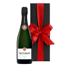 TAITTINGER Brut Reserve Champagne in Black Gift Box