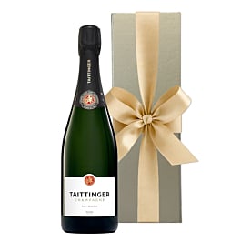 TAITTINGER Brut Reserve Champagne in Gold Gift Box