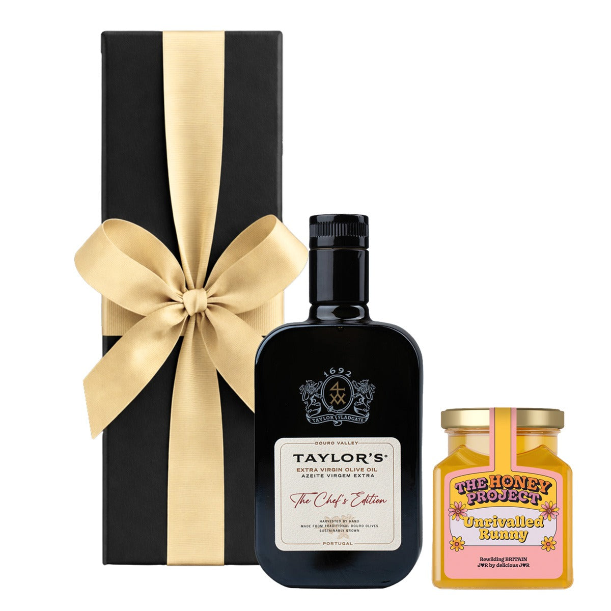 Taylor's Chef's Edition Olive Oil & Runny Honey Gift Set – Black Gift Box