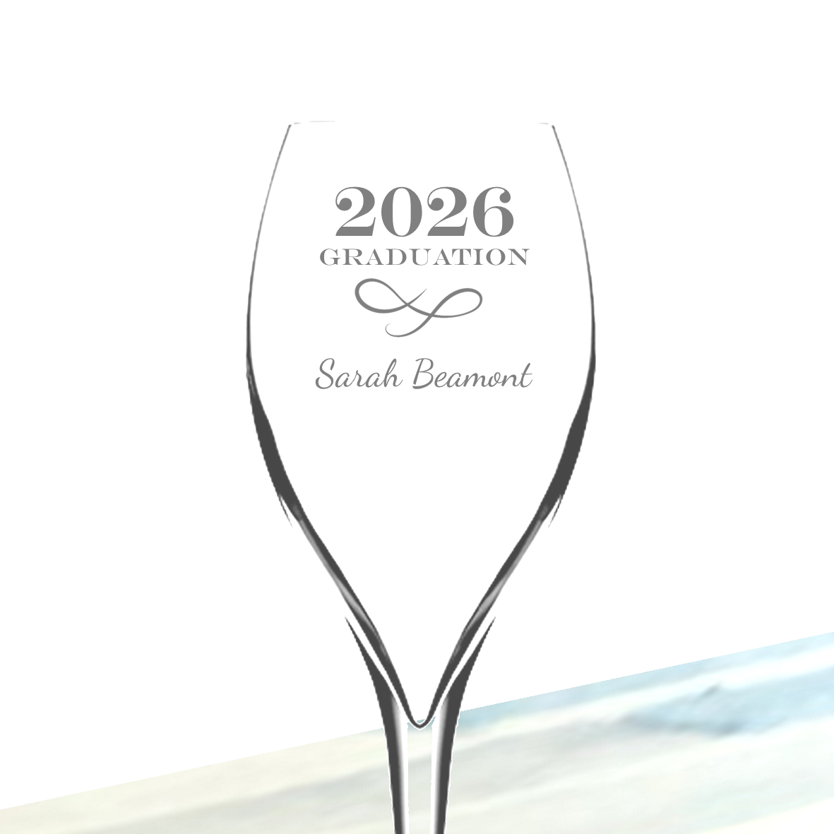 The Class of 2026 Engraved Champagne Flute