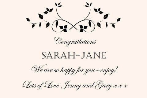 Peach Floral Congratulations