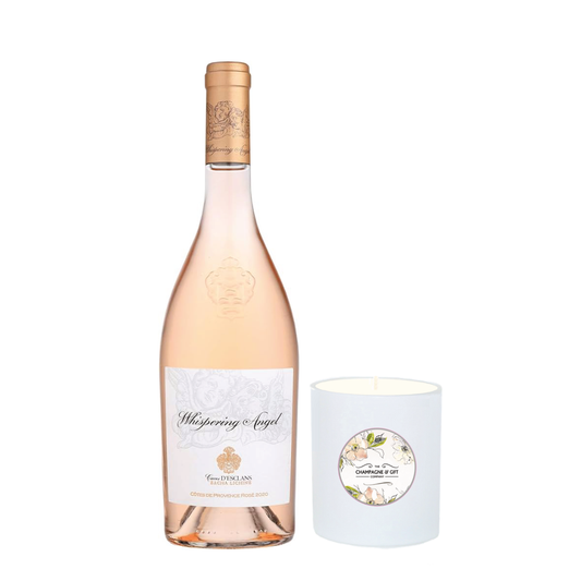 Whispering Angel and Scented Candle Gift - a pretty and delicate gift set