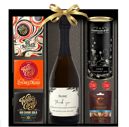 Personalised Prosecco Thank You Hamper