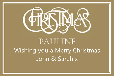 Gold Christmas Script